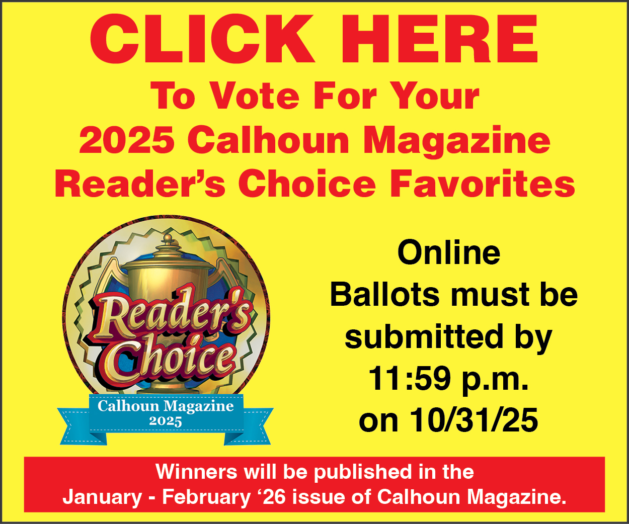 Readers Choice 2025